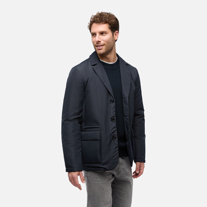 Synthetic down jacket AVERY MAN Sky captain | GEOX