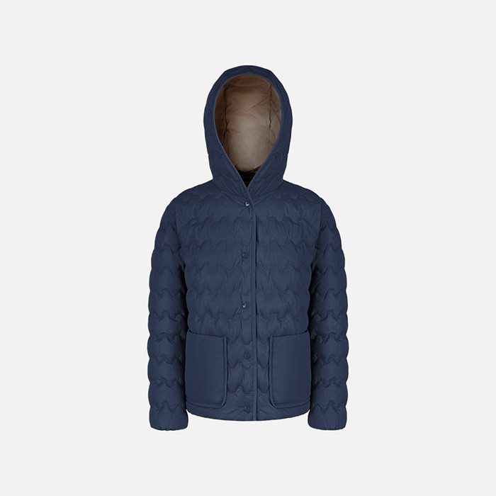 Short down jacket MYLUSE WOMAN Sky captain | GEOX