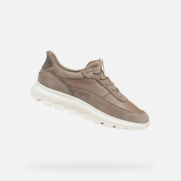 Slip in sneakers SPHERICA PLUS WOMAN Taupe | GEOX