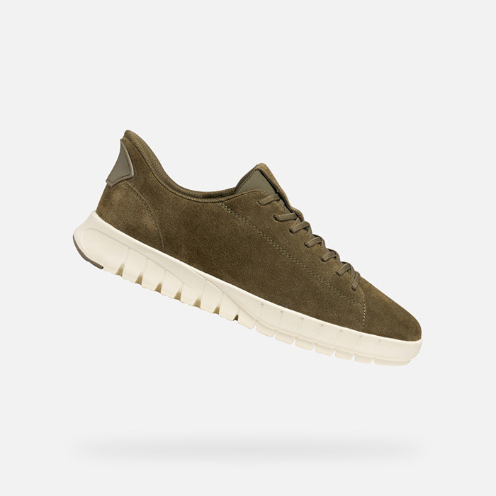 Slip in sneakers FLEXTRIDE PLUS MAN Military | GEOX