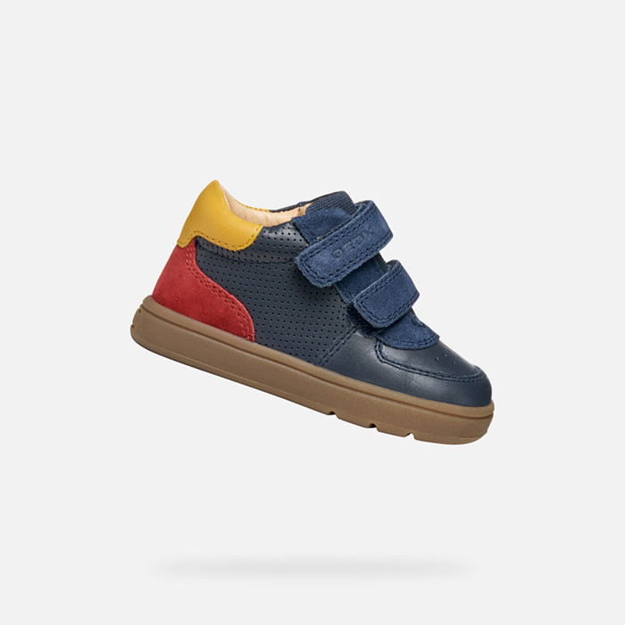 Velcro shoes BIGLIA BABY Navy/Red | GEOX