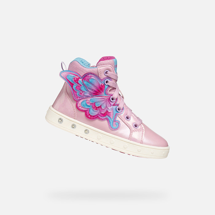 Shoes with lights SKYLIN GIRL Pink/Fuchsia | GEOX