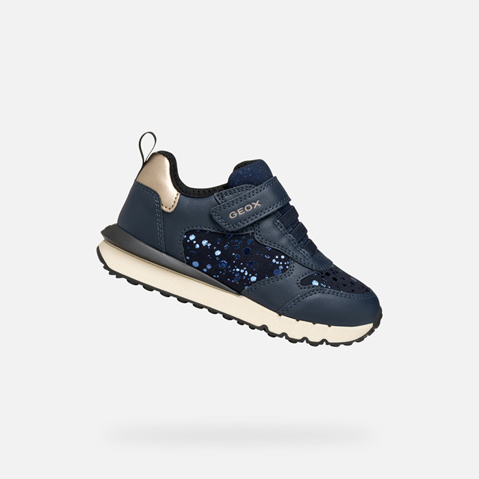 Glitter shoes FASTICS GIRL Dark navy/Platinum | GEOX