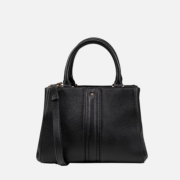 Handbag DHYALMA BAG WOMAN Black | GEOX