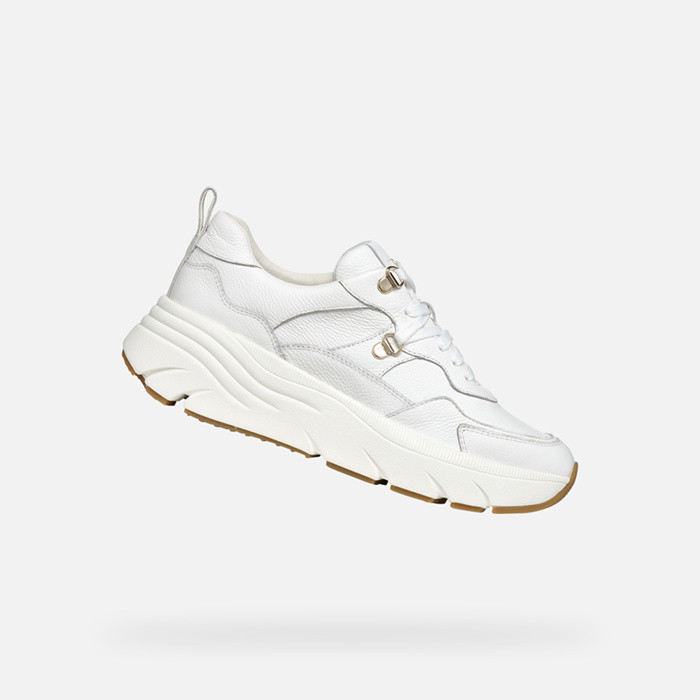 Platform trainers DIAMANTA WOMAN White | GEOX