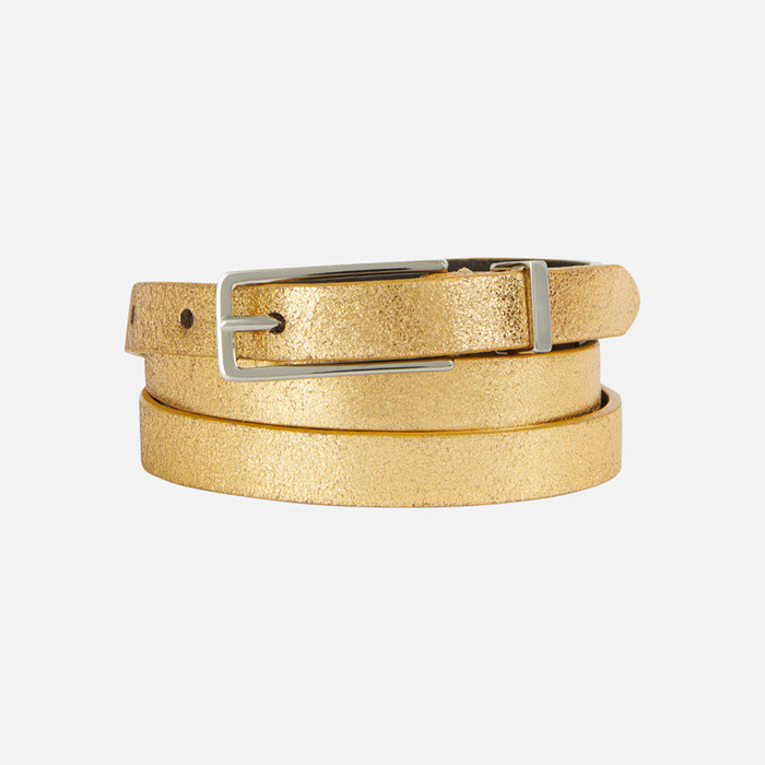belt BELT WOMAN Gold | GEOX