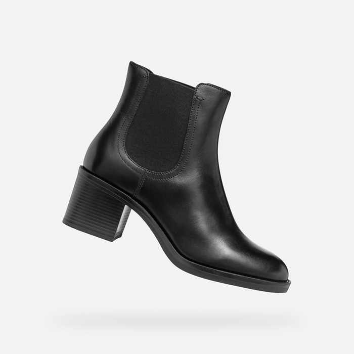 Medium heel ankle boots SERILDA 60 WOMAN Black | GEOX