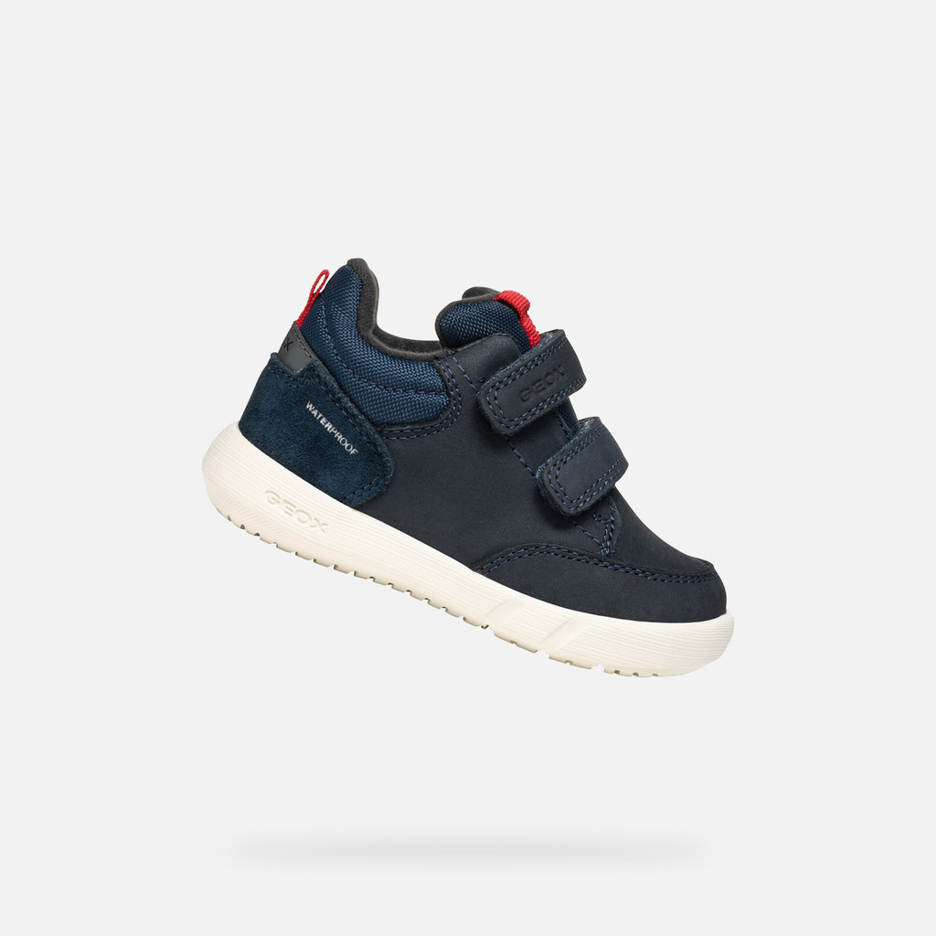 Sneakers with straps HYROO   BABY Navy/Red | GEOX