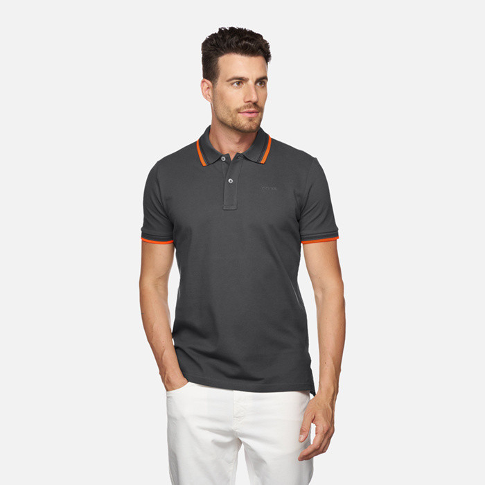 Polo shirt POLO MAN Anthracite | GEOX