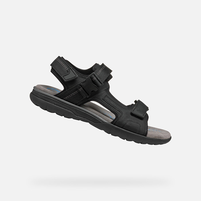 Open sandals SPHERICA EC5 MAN Black | GEOX